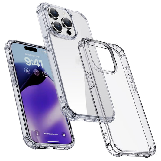 For iPhone 15 Pro iPAKY Crystal Clear Series Shockproof PC + TPU Protective Phone Case(Transparent) - iPhone 15 Pro Cases by iPAKY | Online Shopping UK | buy2fix