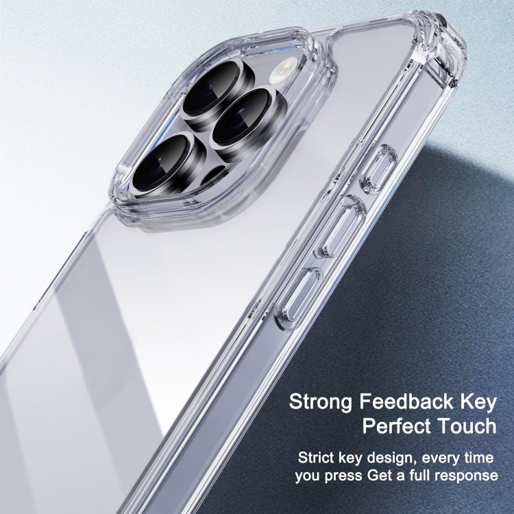 For iPhone 16 Plus iPAKY Crystal Clear Series Shockproof PC + TPU Protective Phone Case(Transparent) - iPhone 16 Plus Cases by iPAKY | Online Shopping UK | buy2fix