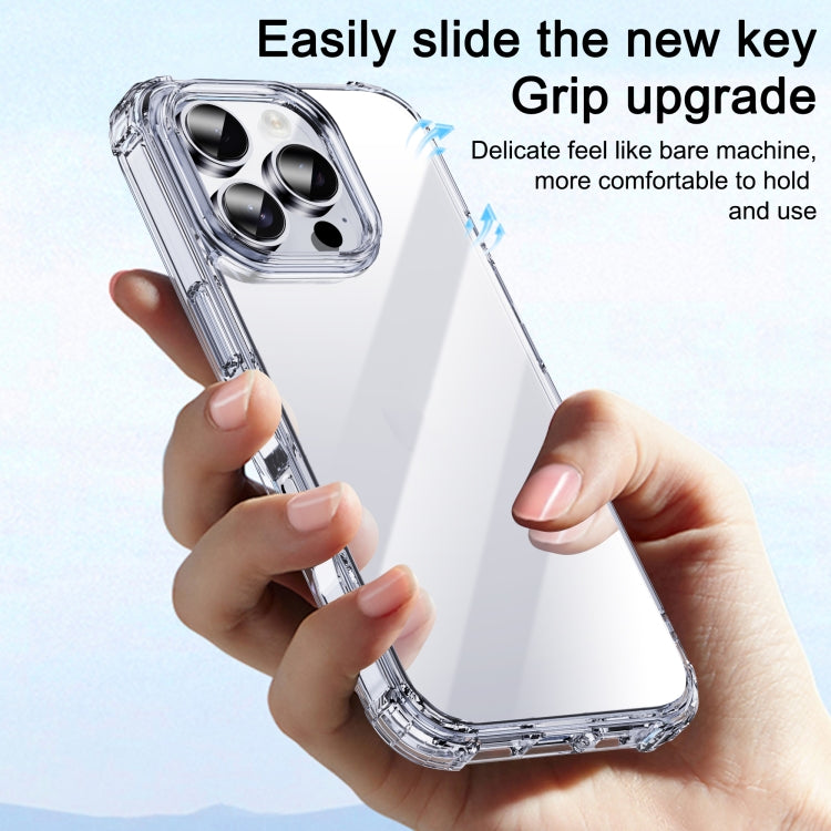 For iPhone 16 Plus iPAKY Crystal Clear Series Shockproof PC + TPU Protective Phone Case(Transparent) - iPhone 16 Plus Cases by iPAKY | Online Shopping UK | buy2fix