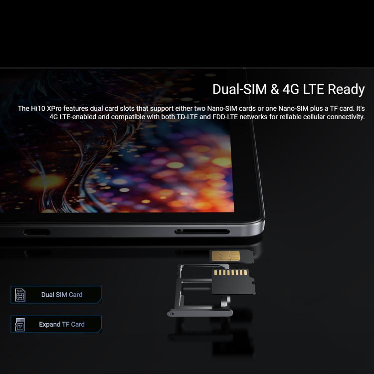CHUWI Hi10 XPro 2025 4G LTE Tablet PC, 4GB+128GB, 10.1 inch, Android 15 Unisoc Tiger T606 Octa Core - CHUWI by CHUWI | Online Shopping UK | buy2fix