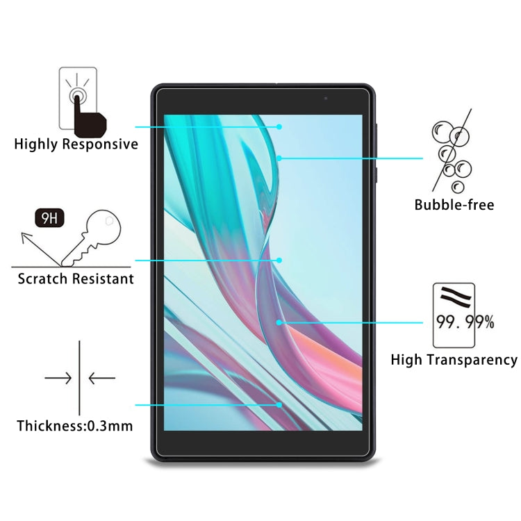 For Aiwa Tab AB8 9H 0.3mm Explosion-proof Tempered Glass Film - Others by buy2fix | Online Shopping UK | buy2fix