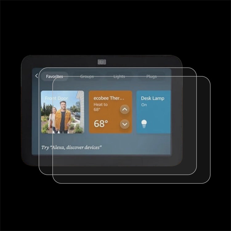 For Amazon Echo Show 8 2023 2pcs 9H 0.3mm Explosion-proof Tempered Glass Film - Other Accessories by buy2fix | Online Shopping UK | buy2fix
