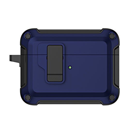 For AirPods Pro 2 TPU + PC Wireless Bluetooth Earphone Protective Case with Switch Lock & Hook(Royal Blue) by buy2fix