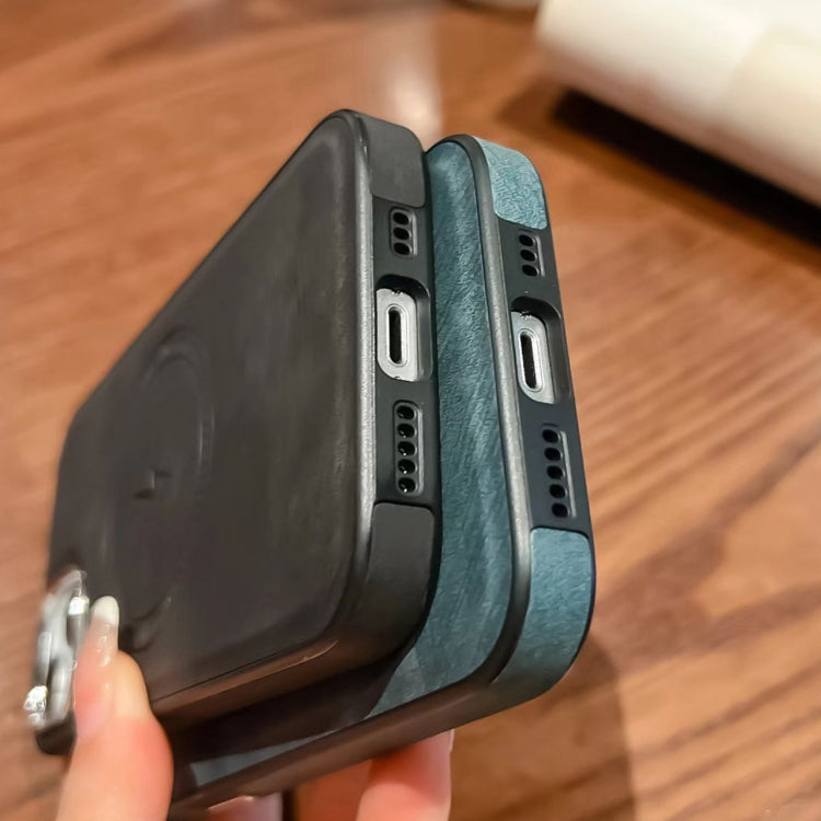 For iPhone 15 Side PU Hybrid TPU Magsafe Phone Case(Pink) by buy2fix