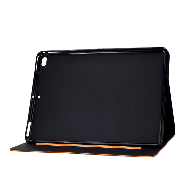 For iPad Air 2 / Air / 9.7 (2018) & (2017) Cowhide Texture Horizontal Flip Leather Case with Holder & Card Slots & Sleep / Wake-up Function(Khaki) - iPad 9.7 (2018) & (2017) Cases by buy2fix | Online Shopping UK | buy2fix