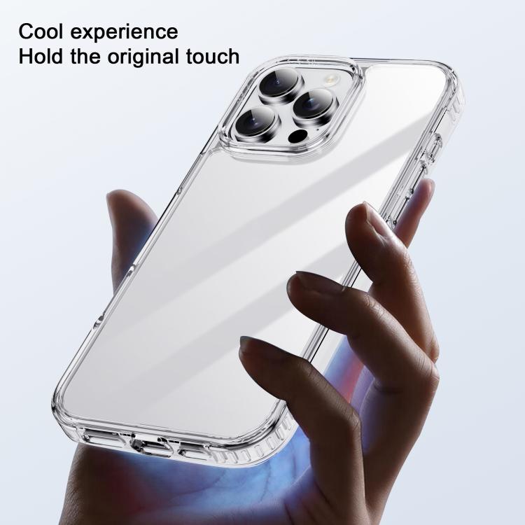 For iPhone 16 iPAKY XJ Series Transparent PC+TPU Phone Case - iPhone 16 Cases by iPAKY | Online Shopping UK | buy2fix