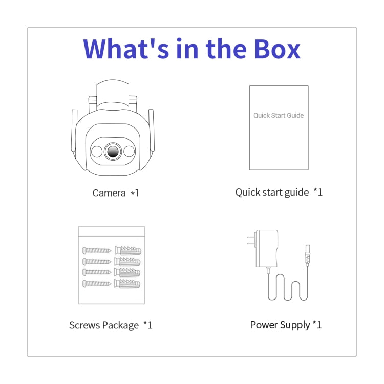 ESCAM PT304 HD 4MP Humanoid Detection Tracking WiFi Connection Sound Alarm Intelligent Night Vision H.265 Camera(US Plug) by ESCAM