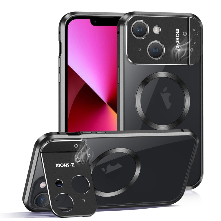 For iPhone 13 Aromatherapy Holder Single-sided MagSafe Magnetic Phone Case(Black) - iPhone 13 Cases by buy2fix | Online Shopping UK | buy2fix
