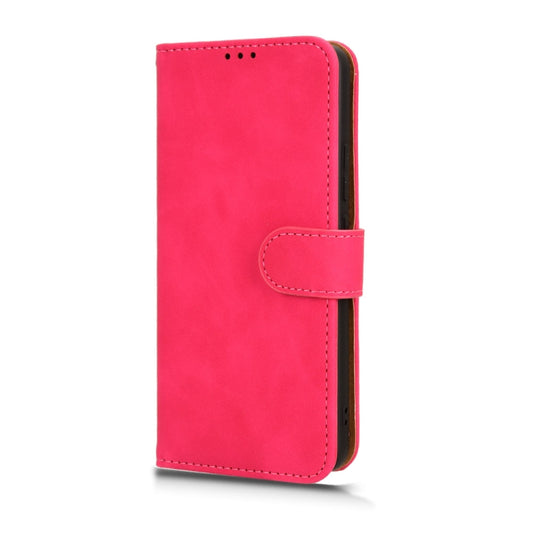 For Xiaomi Redmi K70 / K70 Pro Skin Feel Magnetic Flip Leather Phone Case(Rose Red) by buy2fix