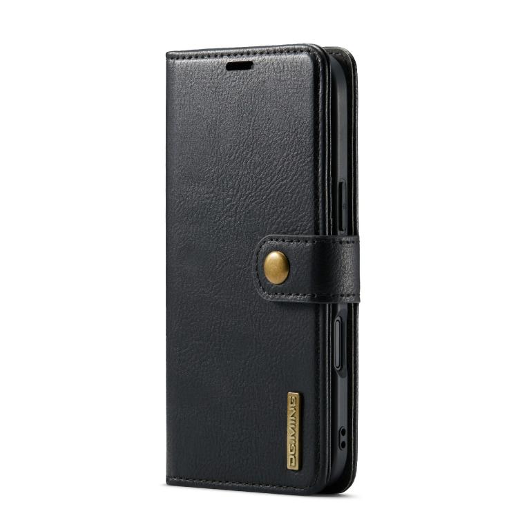 For iPhone 17 Air DG.MING Crazy Horse Texture Detachable Magnetic Leather Phone Case(Black) - iPhone 17 Air Cases by DG.MING | Online Shopping UK | buy2fix
