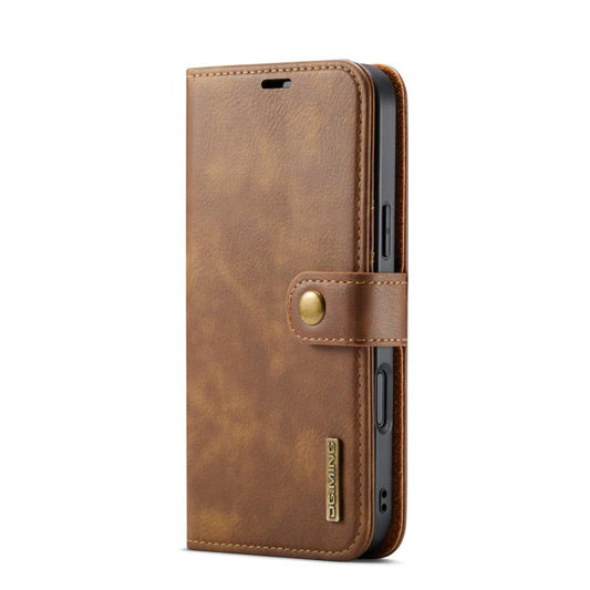 For iPhone 17 Pro Max DG.MING Crazy Horse Texture Detachable Magnetic Leather Phone Case(Brown) - iPhone 17 Pro Max Cases by DG.MING | Online Shopping UK | buy2fix