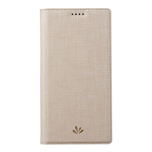 For iPhone 15 Pro Max ViLi DMX Series Shockproof TPU + PU Leather Magnetic Attraction Horizontal Flip Case(Gold) by ViLi