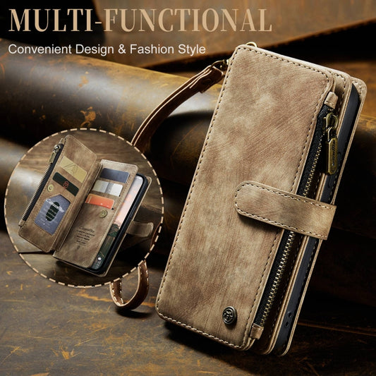 For iPhone 15 Pro Max CaseMe C30 Multifunctional Leather Phone Case(Brown) by CaseMe