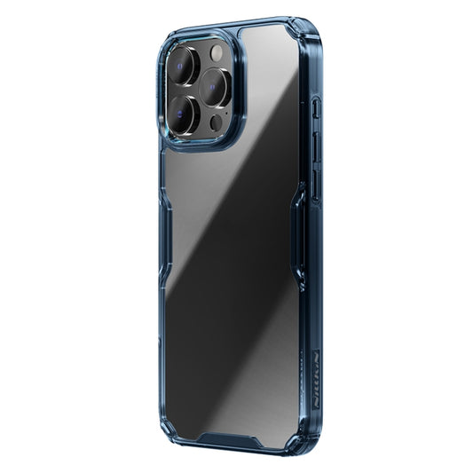 For iPhone 16 Pro Max NILLKIN Ultra Clear PC + TPU Phone Case(Blue) by NILLKIN