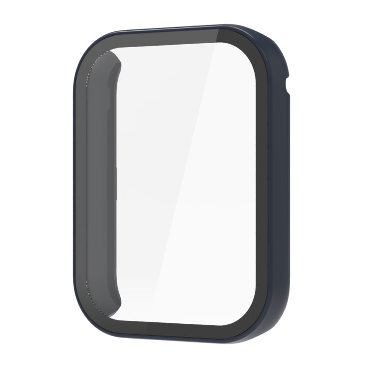 For Xiaomi Mi Band 8 Pro PC + Tempered Film Integrated Watch Protective Case(Midnight Blue) - Watch Cases by buy2fix | Online Shopping UK | buy2fix