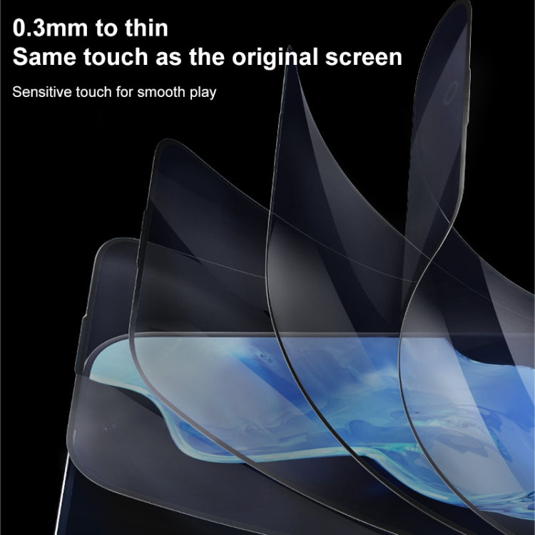 For iPhone 15 Pro MOMAX 0.3mm 3D Anti-peep Tempered Glass Film(Black) by MOMAX