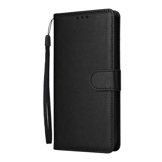 For iPhone 16 Pro 3-Card Slots Multifunctional Leather Phone Case(Black) by buy2fix