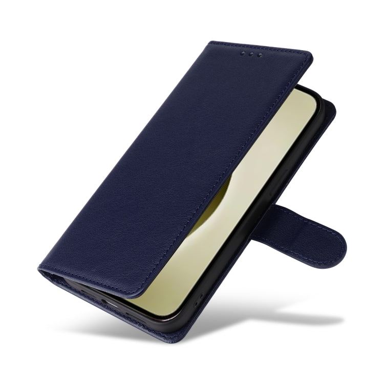 For iPhone 16 Pro 3-Card Slots Multifunctional Leather Phone Case(Blue) by buy2fix