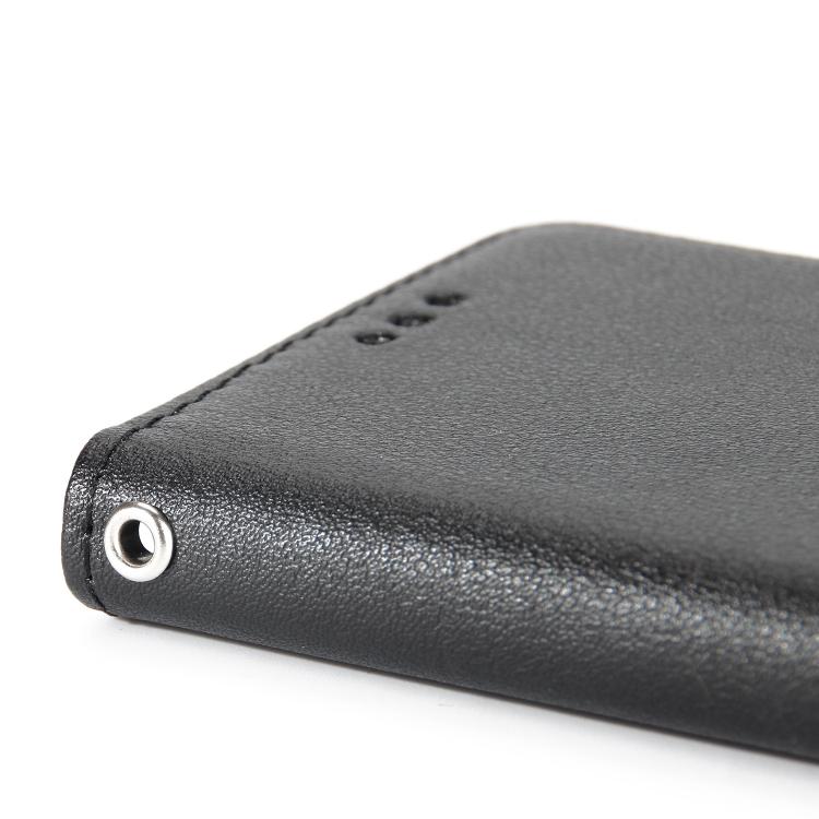 For iPhone 16e Multifunctional Horizontal Flip Leather Phone Case with Three Card Slots(Black) - iPhone 16e Cases by buy2fix | Online Shopping UK | buy2fix