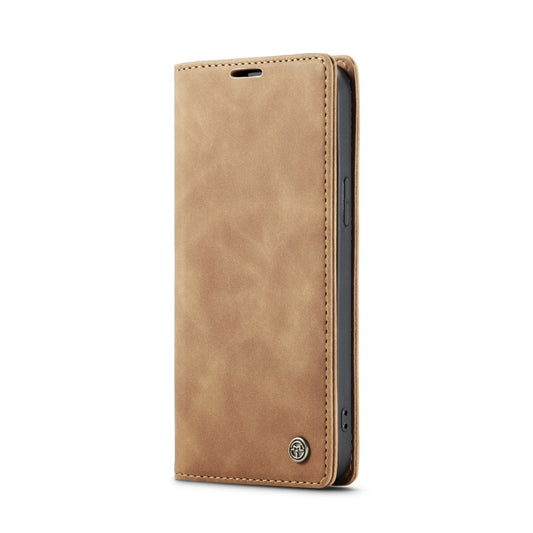 For iPhone 15 Plus CaseMe 013 Multifunctional Horizontal Flip Leather Phone Case(Brown) by CaseMe