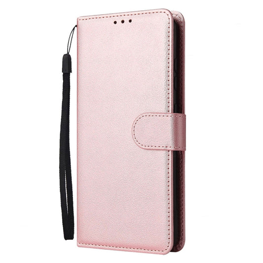 For Infinix Note 30i 3-Card Slots Multifunctional Leather Phone Case(Rose Gold) by buy2fix