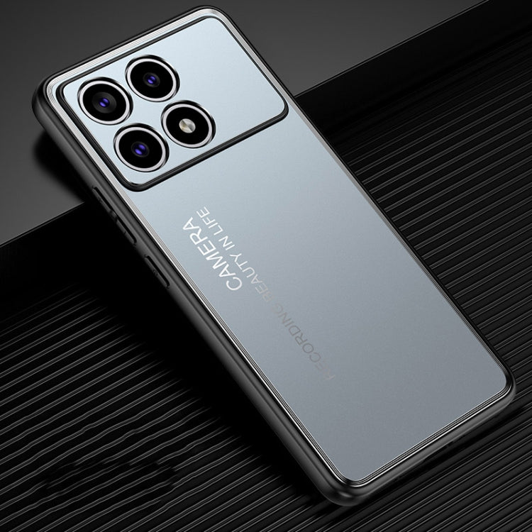 For Xiaomi Redmi K70 Pro Frosted Metal Phone Case(Blue) - Xiaomi Cases by buy2fix | Online Shopping UK | buy2fix