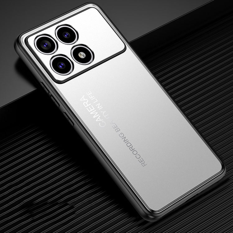 For Xiaomi Redmi K70 Pro Frosted Metal Phone Case(Silver) - Xiaomi Cases by buy2fix | Online Shopping UK | buy2fix