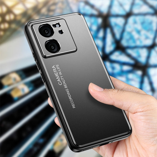 For Xiaomi Redmi K70 Pro Frosted Metal Phone Case(Silver) by buy2fix