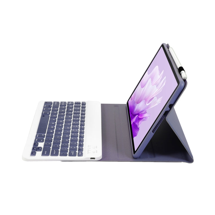 For Huawei MatePad Air 11.5 inch 2023 AH14 Lambskin Texture Ultra-thin Detachable Bluetooth Keyboard Leather Case(Purple) by buy2fix