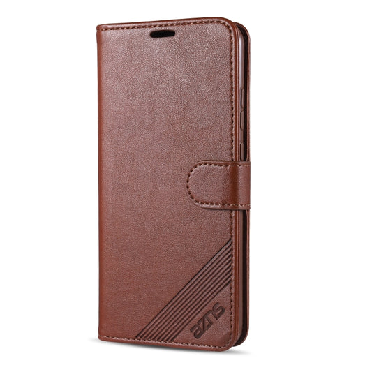 For Huawei P Smart 2020 AZNS Sheepskin Texture Horizontal Flip Leather Case with Holder & Card Slots & Wallet(Brown) - Huawei Cases by AZNS | Online Shopping UK | buy2fix