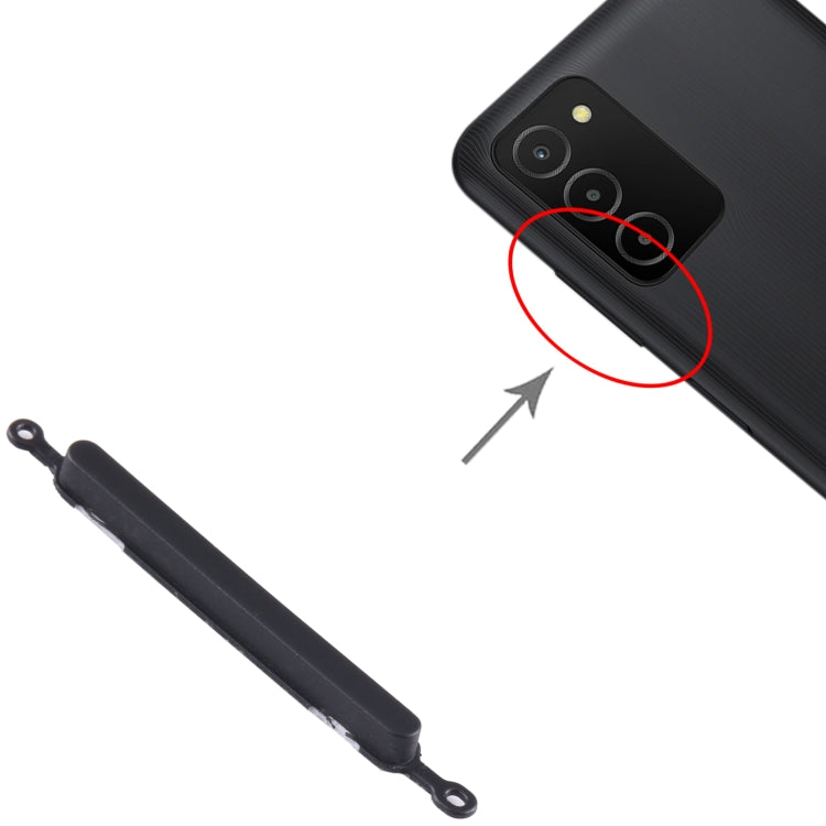For Samsung Galaxy A03s SM-A037 10pcs Volume Control Button(Black) - Home key & Side Key by buy2fix | Online Shopping UK | buy2fix