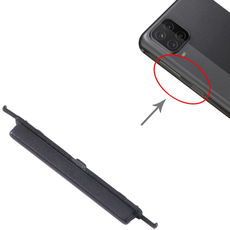 For Samsung Galaxy A12 SM-A125 10pcs Volume Control Button(Black) - Home key & Side Key by buy2fix | Online Shopping UK | buy2fix