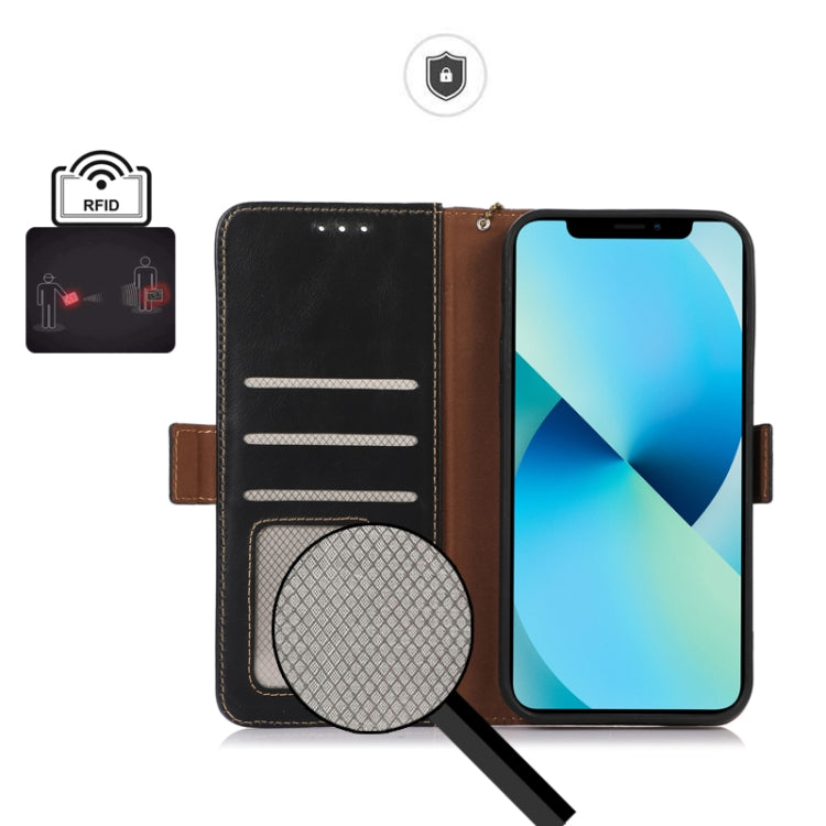 For Sony Xperia 5 V Crazy Horse Top Layer Cowhide Leather Phone Case(Black) - Sony Cases by buy2fix | Online Shopping UK | buy2fix