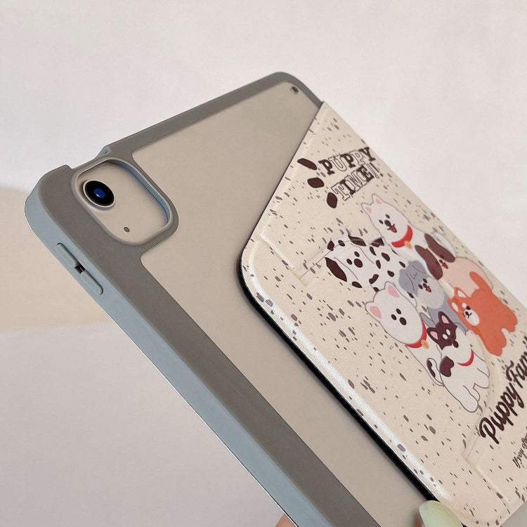 For iPad Air 11 2025 / 2024 Painted Magnetic Split Leather Tablet Case(Puppy) - iPad Pro 11 (2022/2021) Cases by buy2fix | Online Shopping UK | buy2fix
