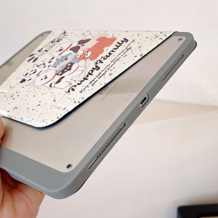 For iPad 10.2 2021 / 2020 / 10.5 Painted Magnetic Split Leather Tablet Case(Puppy) - iPad 10.2 Cases by buy2fix | Online Shopping UK | buy2fix