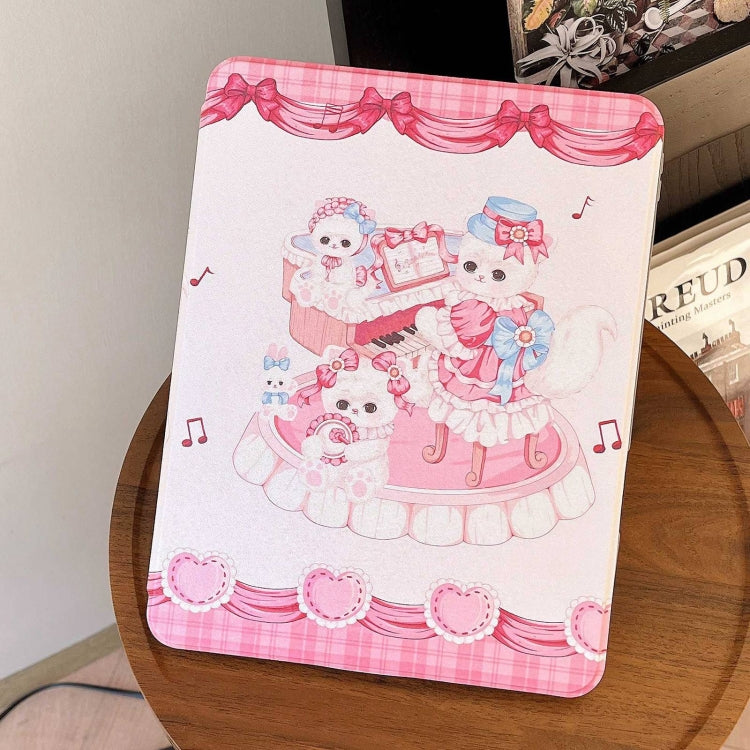 For iPad 10.2 2021 / 2020 / 10.5 Painted Magnetic Split Leather Tablet Case(Bichon Frise) - iPad 10.2 Cases by buy2fix | Online Shopping UK | buy2fix
