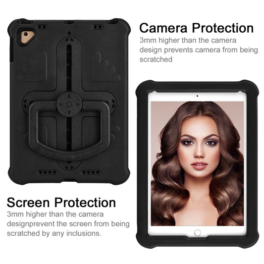 For iPad Air 2 / 9.7 2017 / 2018 Shield 360 Rotation Handle EVA Shockproof PC Tablet Case(Black) - iPad 9.7 (2018) & (2017) Cases by buy2fix | Online Shopping UK | buy2fix