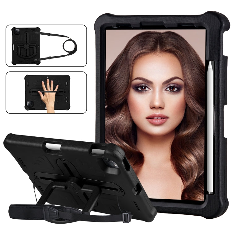 For iPad Air 11 2024 / 2025 Shield 360 Rotation Handle EVA Shockproof PC Tablet Case(Black) - iPad Air 11 2025 / 2024 Cases by buy2fix | Online Shopping UK | buy2fix