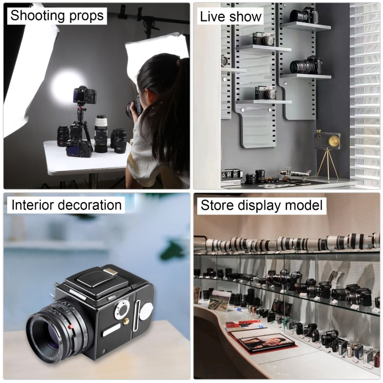 For Hasselblad 503CW Non-Working Fake Dummy Camera Model Photo Studio Props(Brown Silver) - Camera Model by buy2fix | Online Shopping UK | buy2fix