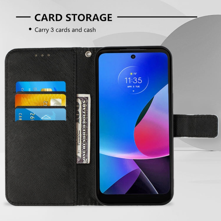 For Motorola Moto G Play 4G 2024 3D Painting Horizontal Flip Leather Phone Case(Skull) by buy2fix