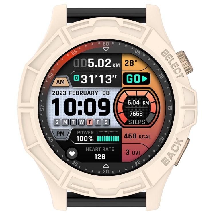 For Amazfit Cheetah / Cheetah Pro Armor Hollow Watch Protective Case(Starlight Color) - Watch Cases by buy2fix | Online Shopping UK | buy2fix
