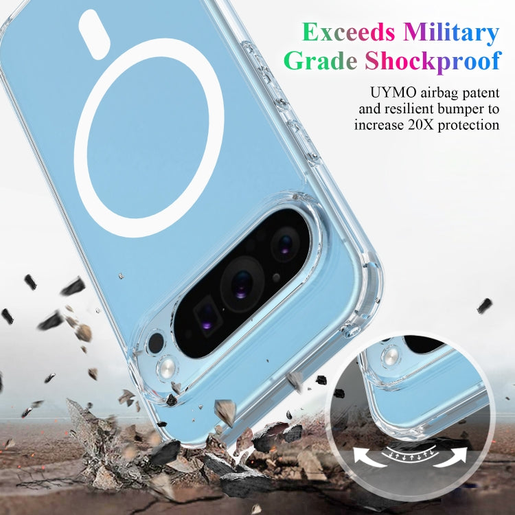 For Google Pixel 9 Pro MagSafe Clear Acrylic PC Hybrid TPU Phone Case(Transparent) by buy2fix