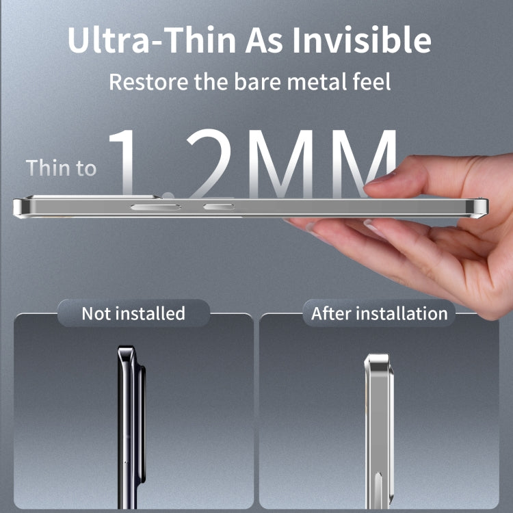 For Xiaomi Redmi K60 Ultra / 13T / 13T Pro Aromatherapy Magnetic Metal Phone Case(Silver) - Xiaomi Cases by buy2fix | Online Shopping UK | buy2fix