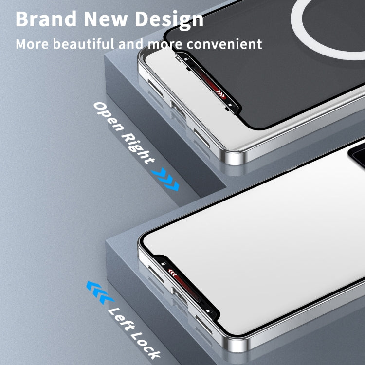 For Xiaomi Redmi K60 Ultra / 13T / 13T Pro Aromatherapy Magnetic Metal Phone Case(Silver) - Xiaomi Cases by buy2fix | Online Shopping UK | buy2fix