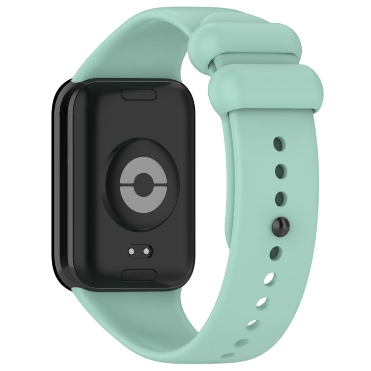 For Xiaomi Smart Band 9 Pro / 8 Pro Solid Color Black Buckle Silicone Watch Band(Teal) - Watch Bands by buy2fix | Online Shopping UK | buy2fix