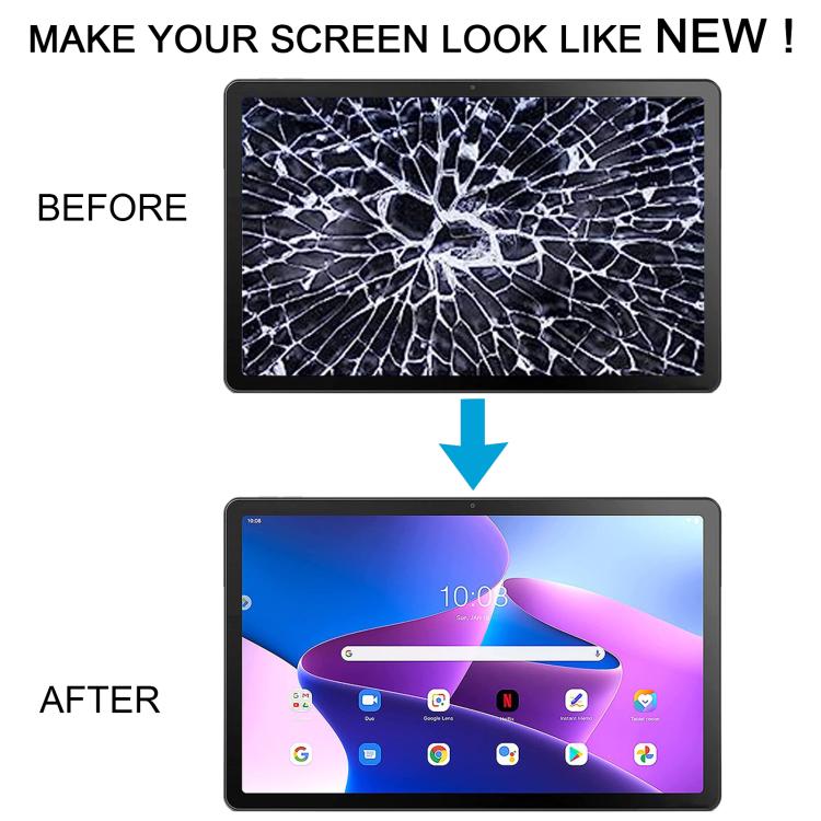 For Lenovo Tab M10 Plus 3rd Gen TB128FU LCD Screen Digitizer Full Assembly with Frame - LCD Screen by buy2fix | Online Shopping UK | buy2fix