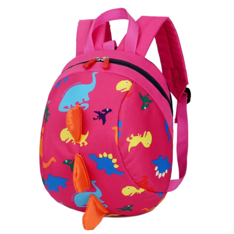Children Dinosaur Cartoon Anti-Lost Backpack(Pink) - Double-shoulder Bags by buy2fix | Online Shopping UK | buy2fix