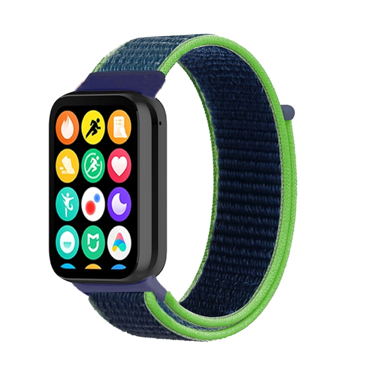 For Xiaomi Smart Band 9 Pro / 8 Pro Nylon Loop Watch Band(Lime Green) - Watch Bands by buy2fix | Online Shopping UK | buy2fix