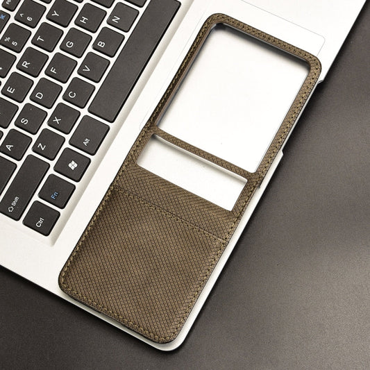 For Motorola Razr 50 Ultra Diamond Texture Leather Phone Case(Brown) by buy2fix