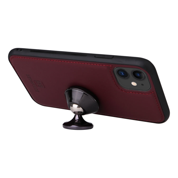 For iPhone 11 BETOPNICE BN-005 2 in 1 Detachable Imitate Genuine Leather Phone Case(Wine Red) - iPhone 11 Cases by BETOPNICE | Online Shopping UK | buy2fix